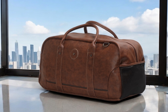 Unisex Trave Leather Finish Duffle bag New Arrival 2025 In Demand