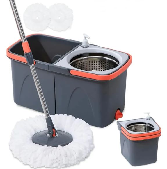 Magic Spin Spinning Easy Mop with 360 Rotating Head and Bucket Self Floor Cleaning Mop